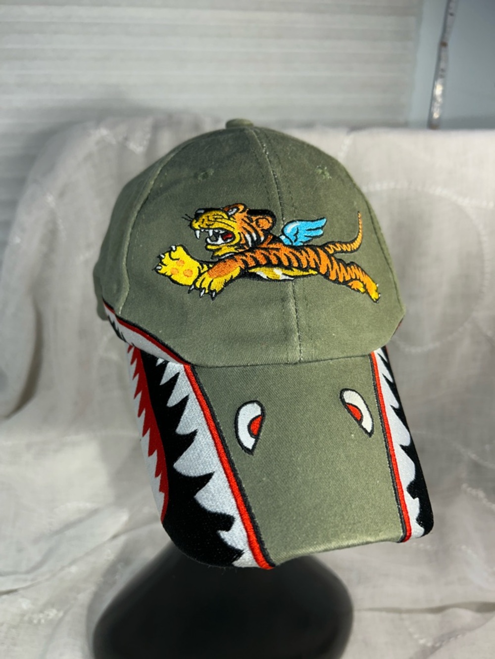 Flying Tigers eagle crest embroidered baseball hat cap